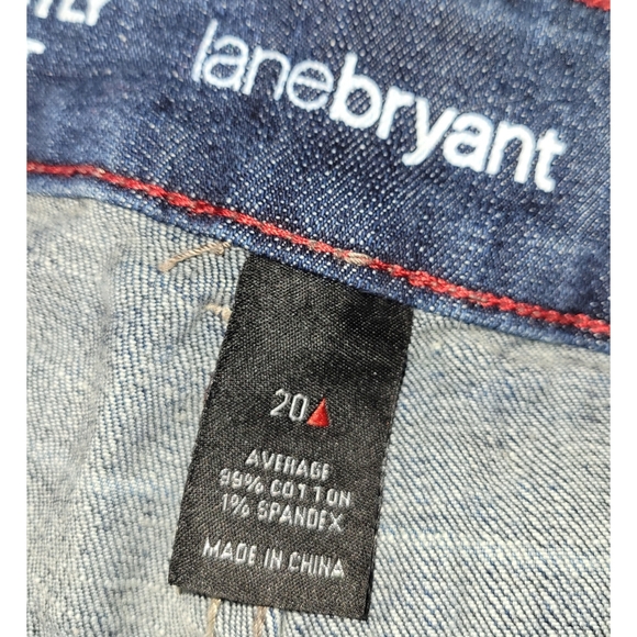 Lane Braynt Distinctly Boot Mid Rise Bootcut Jeans Darkwash Blue Denim Size 20 - Picture 11 of 12